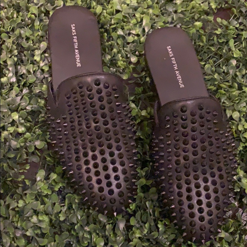 RUDY SPIKED MULE LIKE VALENTINO